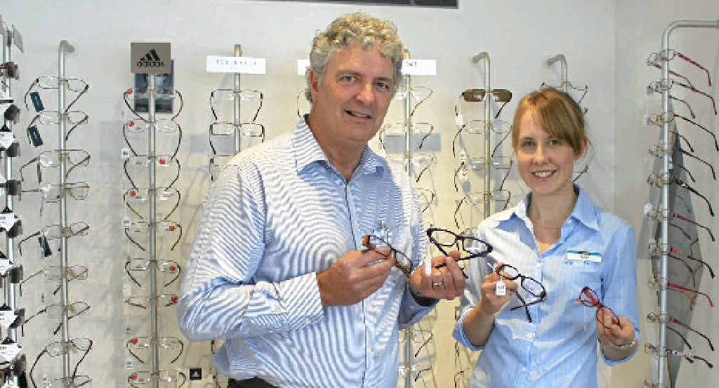 With their vision for the future clear My Optical Warwick owner and optometrist Paul Morrissey and optometrist Rachel Abraham prepare for the renovation of their practice. With their vision for the future clear My Optical Warwick owner and optometrist Paul Morrissey and optometrist Rachel Abraham prepare for the renovation of their practice.
